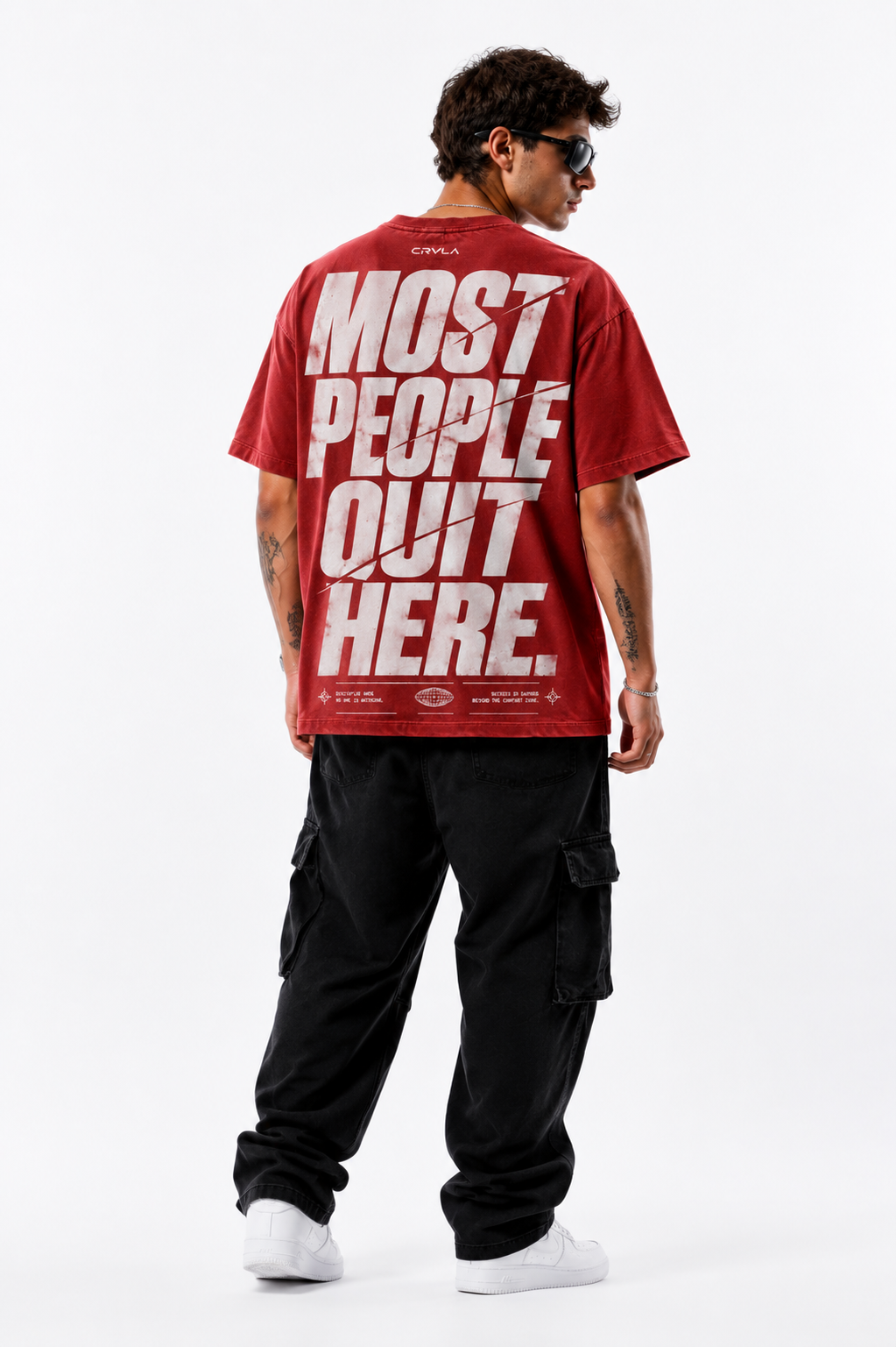 Most People Quit Here - Red back
