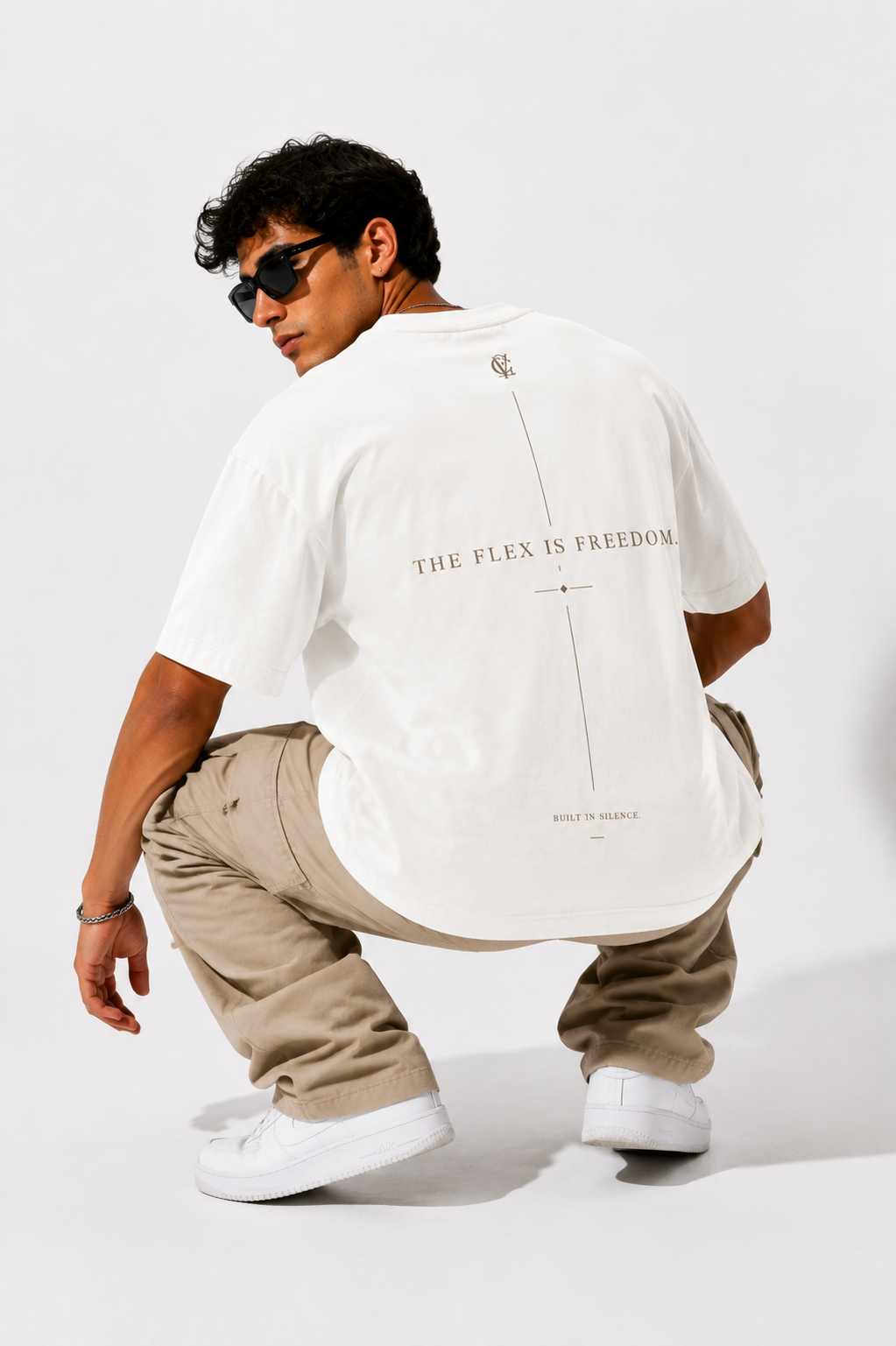 The Flex Is Freedom - White back