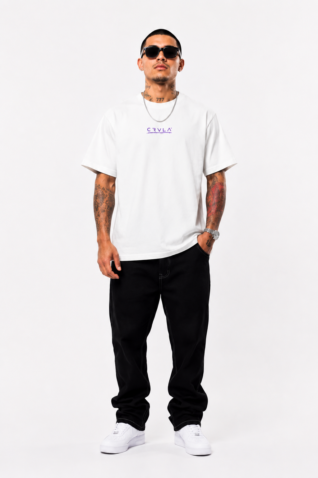 Luxury Is Earned - White front
