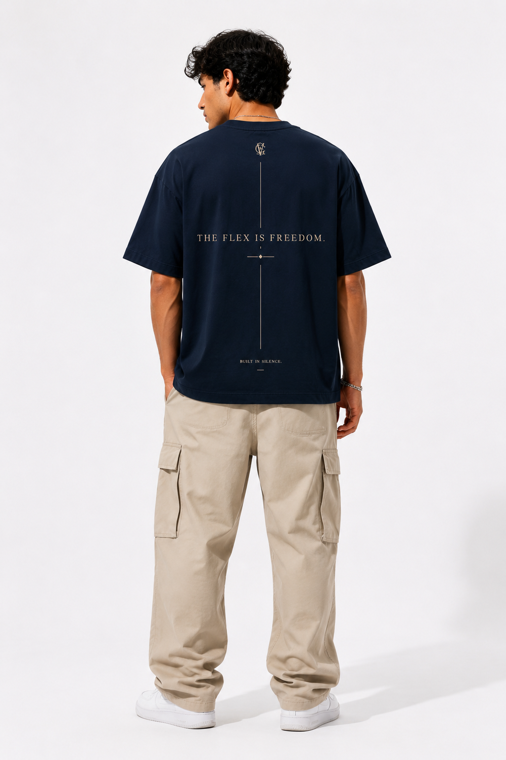 The Flex Is Freedom - Navy back