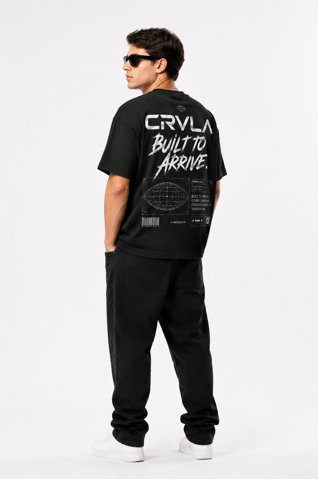 Black back standing