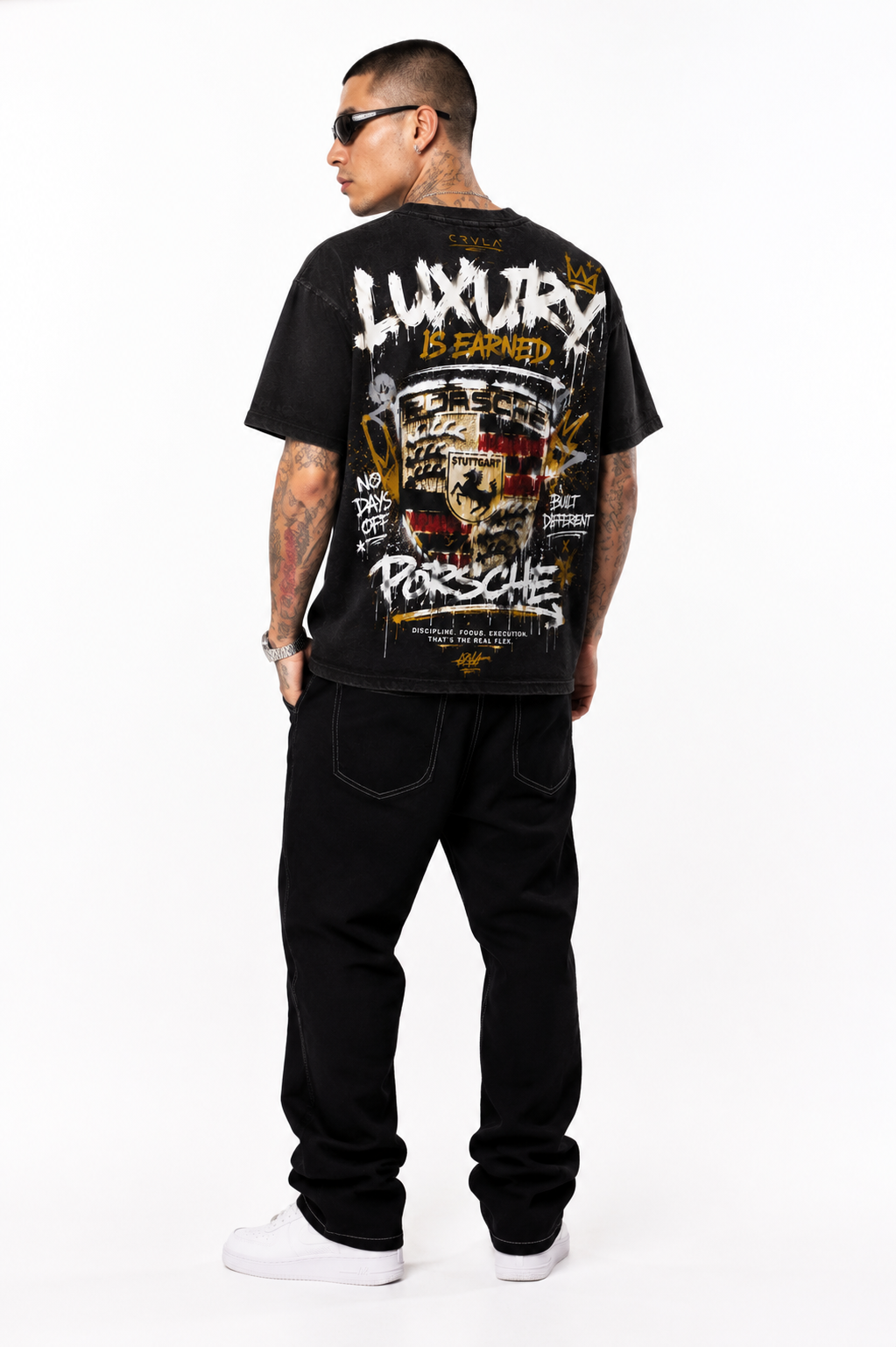 Luxury Is Earned - Black back