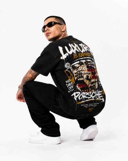 Luxury Is Earned - Black back 2