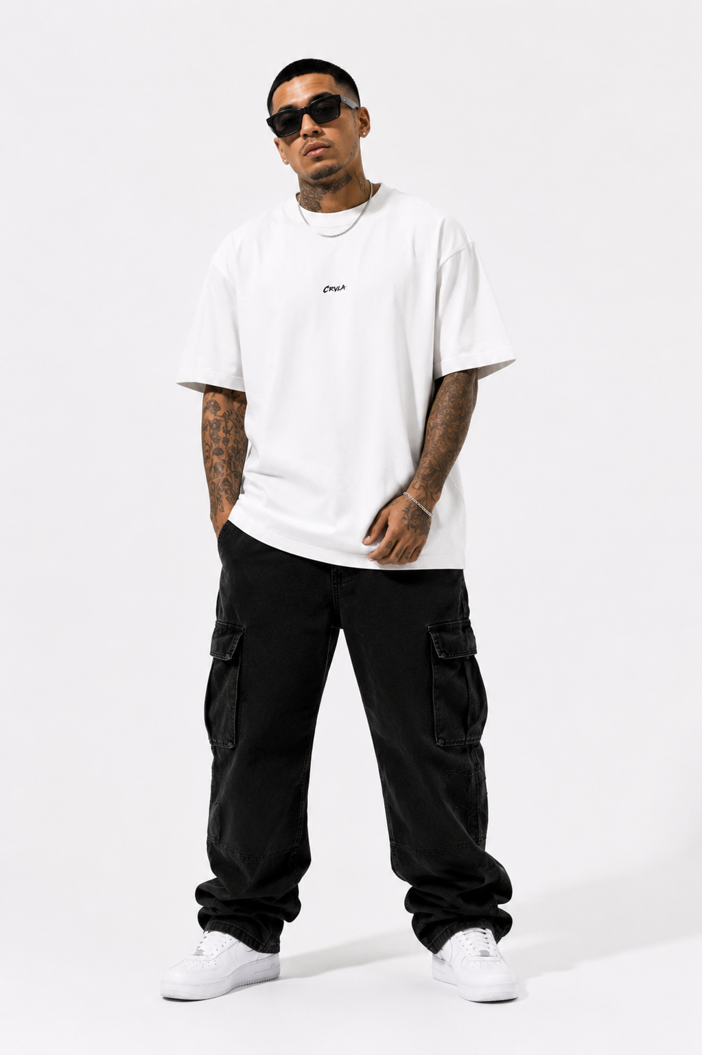 Too Focused to Fit In - White front