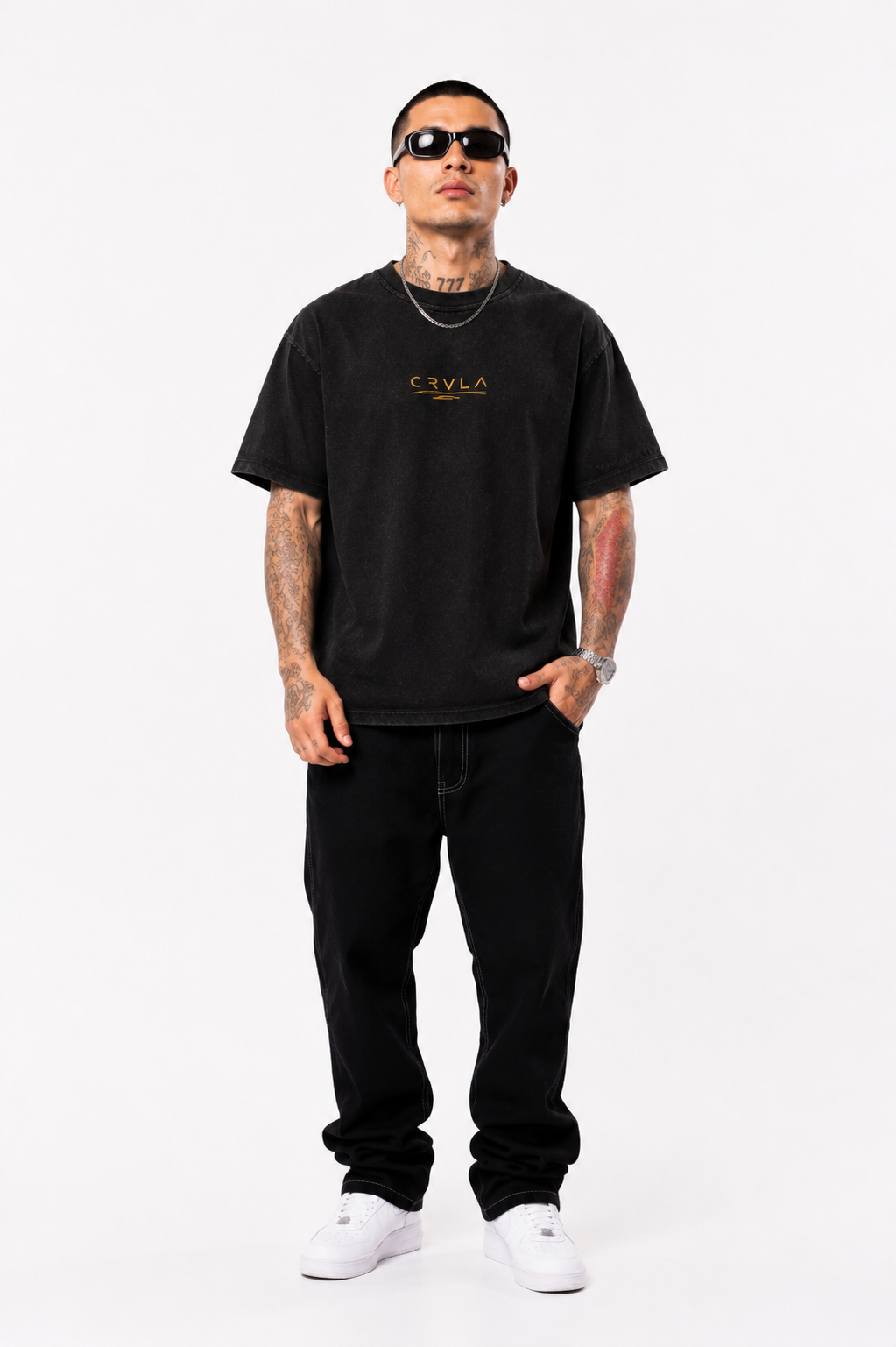 Luxury Is Earned - Black front
